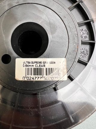 Nylon Sufix Ultra supreme bobina 1000m 0.64mm 24kg
