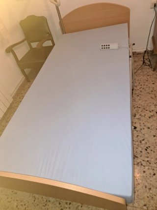 Cama geriátrica articulada