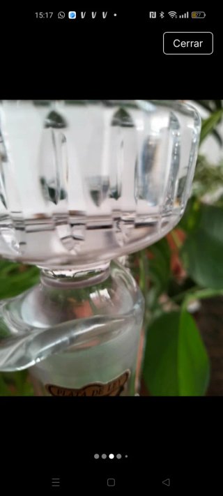 Jarra de cristal Bohemia y plata