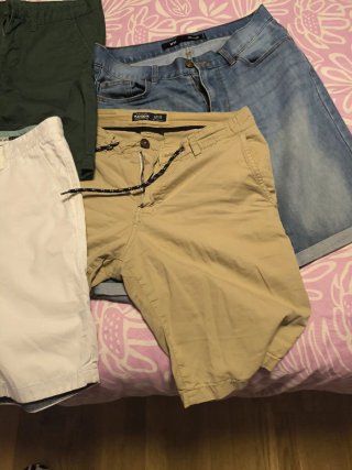 Lote 4 Pantalones Cortos Hombre