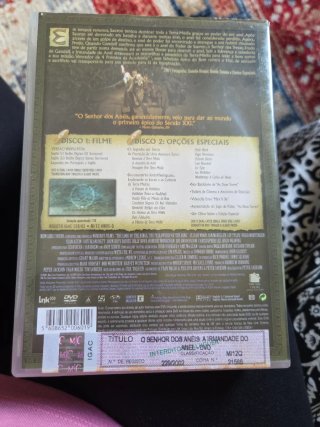 O Senhor dos Anéis: A Irmandade do Anel DVD