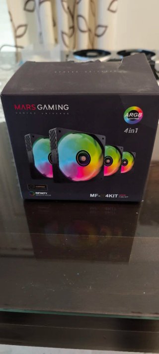 Ventiladores Mars Gaming ARGB 120mm (Kit 4)