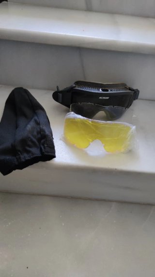 Gafas Airsoft con Lente Amarilla y Bolsa