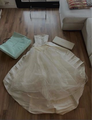 Vestido de novia Pronovias estilo princesa de tul