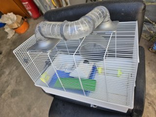 Jaula Hamster Completa con Tubos