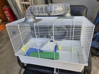 Jaula Hamster Completa con Tubos
