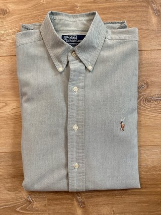 Camisa Oxford Polo Ralph Lauren Azul