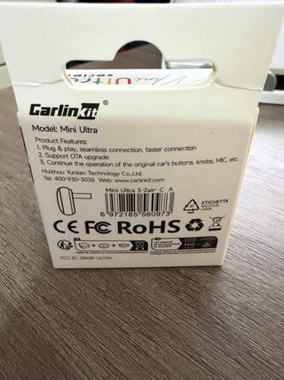 Carlinkit Adaptador CarPlay/Android Auto Inalámbri