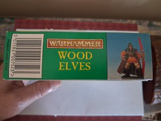 Caixa vintage Warhammer Fantasy Wood Elves 1996