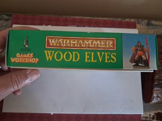 Caixa vintage Warhammer Fantasy Wood Elves 1996