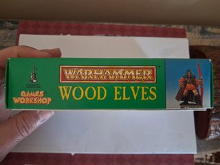 Caixa vintage Warhammer Fantasy Wood Elves 1996