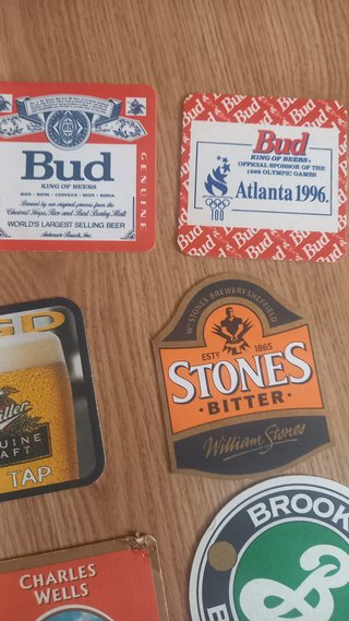 Set 10 Sottobicchieri Birra Cartone USA
