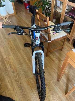 Bicicleta MTB Togano Blanca y Roja