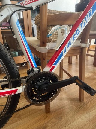 Bicicleta MTB Togano Blanca y Roja