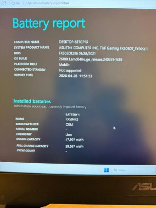 ASUS TUF Gaming FX505DT Notebook