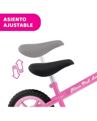 Bicicleta de equilibrio rosa Chicco