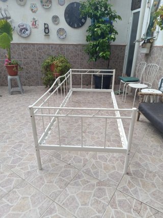 Cama Hierro 90x200 Blanca
