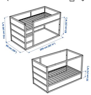Cama litera infantil madera 6-12 años