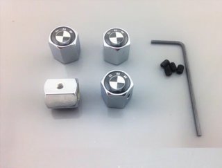Tapones Antirrobo BMW Negro