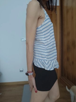Camiseta tirantes Lefties rayas