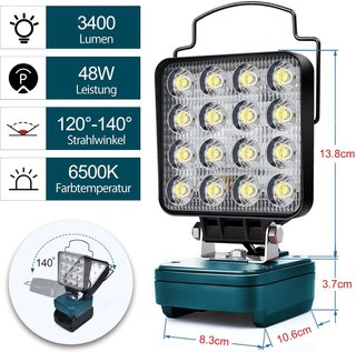 Lámpara LED Bosch 18V Batería