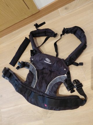 Mochila Portabebés Manduca negra