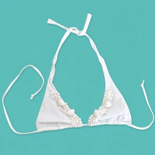 Yamamay bikini triangolo bianco conchiglie