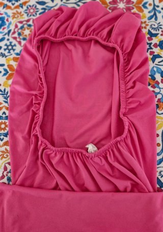 6 Fundas para sillas color rosa
