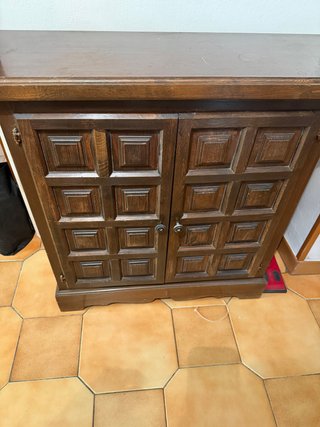 Mueble recibidor de madera