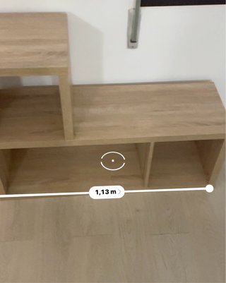 Mueble auxiliar tipo Ikea madera
