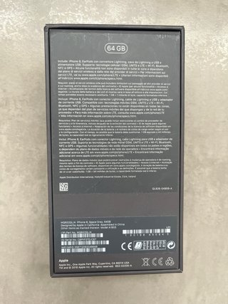 Scatola originale iPhone 8 nera