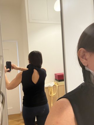 Top Lana Vergine Nero