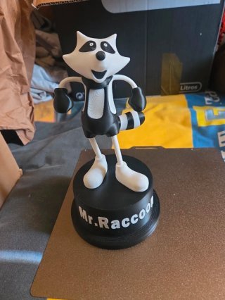 Figura Mr Raccoon Resident Evil 3D