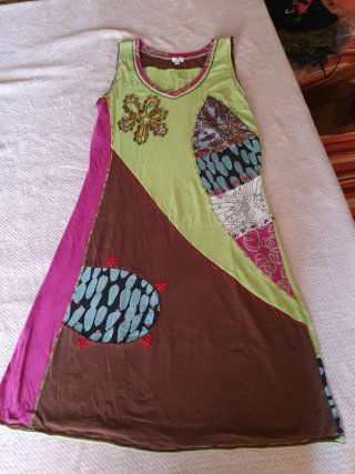 Vestido multicolor Sándalo T.2