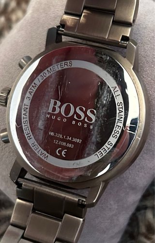 Reloj Hugo Boss Attitude Cronógrafo Dorado/Gris