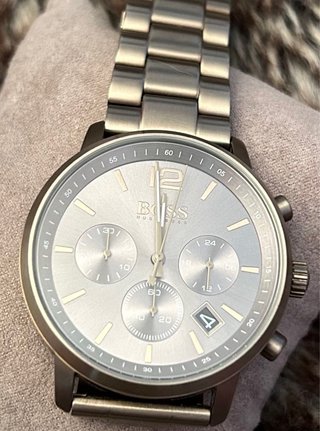 Reloj Hugo Boss Attitude Cronógrafo Dorado/Gris