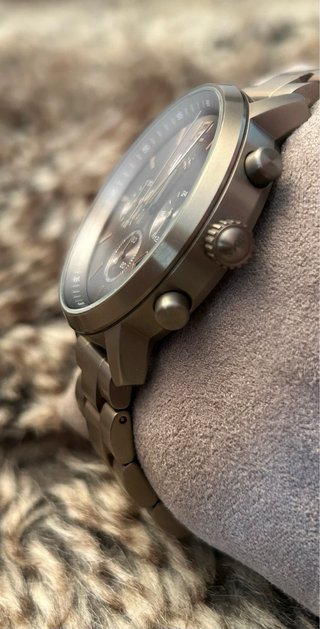Reloj Hugo Boss Attitude Cronógrafo Dorado/Gris