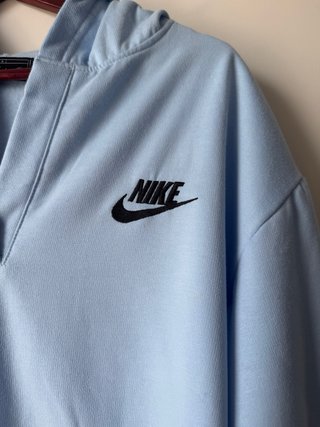 Sudadera Nike original azul con capucha