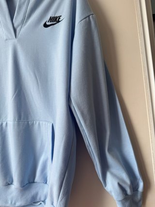Sudadera Nike original azul con capucha