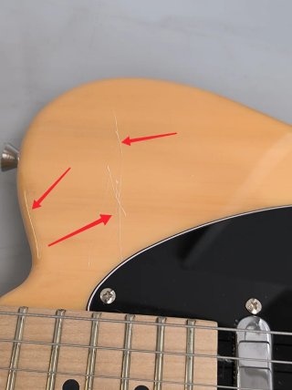 DIMAVERY TL-601 Guitarra Eléctrica Zurdos W22Y4567
