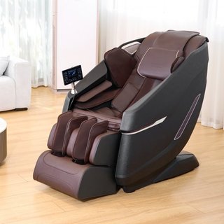 Sillón de Masaje de Cuerpo Completo, Reclinador de Masaje en Gravedad Cero SL-Track, Shiatsu 3D, Escaneo Corporal, Calefacción, Altavoz Bluetooth, Bolsas de Aire para Sala de Estar, Hogar