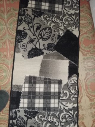 Tappeto Runner 230cm Patchwork