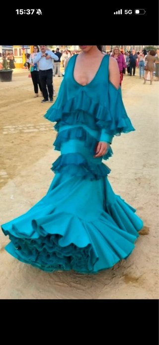 Traje Flamenca Alejandro Aldana Talla 36