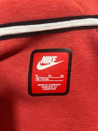 Nike Tech Fleece Sudadera Roja