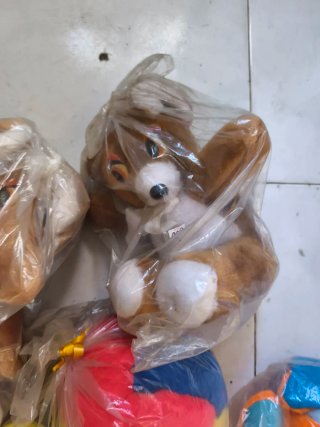 Lote 5 peluches vintage años 80