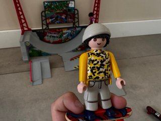 Parque de Skate PLAYMOBIL con figuras