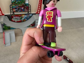 Parque de Skate PLAYMOBIL con figuras