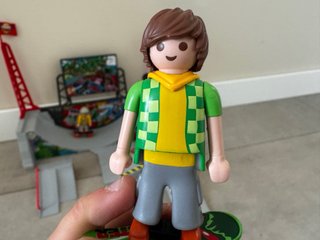 Parque de Skate PLAYMOBIL con figuras