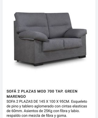 Sofa 3 plazas gran oportunidad a estrenar