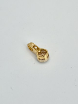 049-03-00312Colgante Oro Bicolor 18K con Diamantes